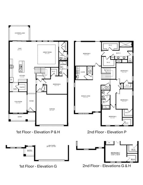 2D floor plan layout of this home in Hammock at Two Rivers, Zephyrhills, FL (Image 4). 2D floor plan layout of this home in Hammock at Two Rivers, Zephyrhills, FL (Image 4).