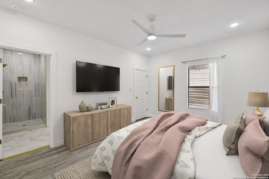 Furnished interior view inside a new home in , San Antonio (Image 8). Furnished interior view inside a new home in , San Antonio (Image 8).