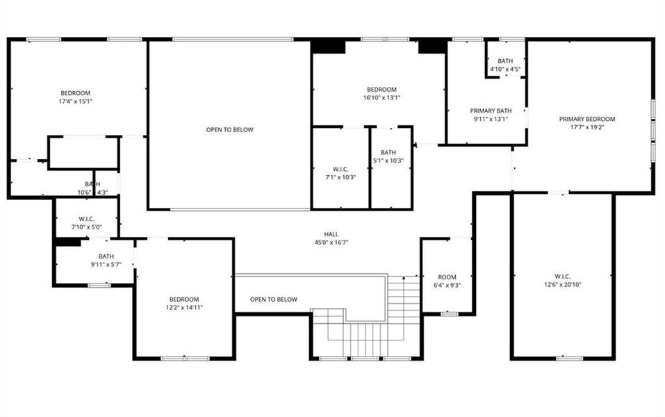 2D floor plan layout of this home in , Buford, GA (Image 6).