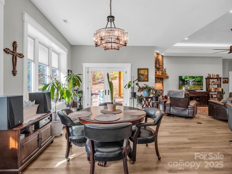 Furnished interior view inside a new home in , Mill Spring (Image 28).