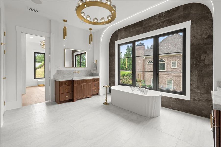 Furnished interior view inside a new home in , Alpharetta (Image 11).