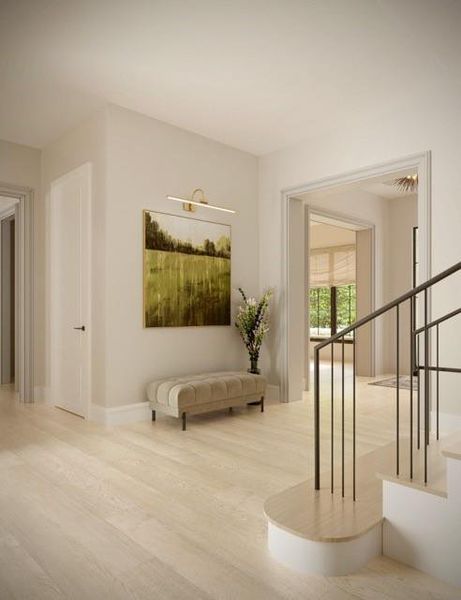 Furnished interior view inside a new home in , Atlanta (Image 30).