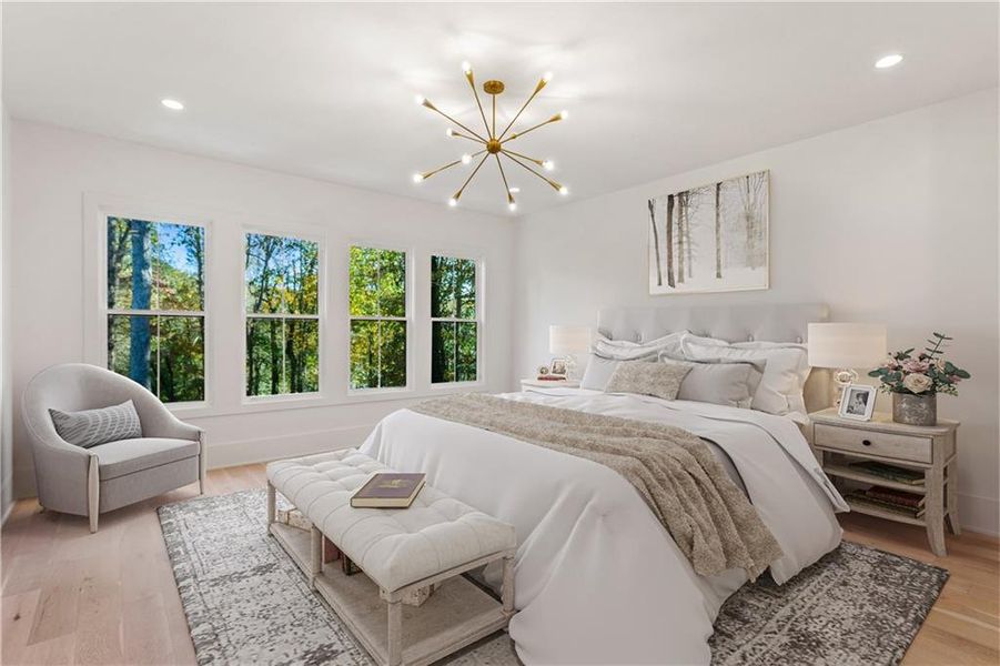 Furnished interior view inside a new home in Aster, Milton (Image 9).