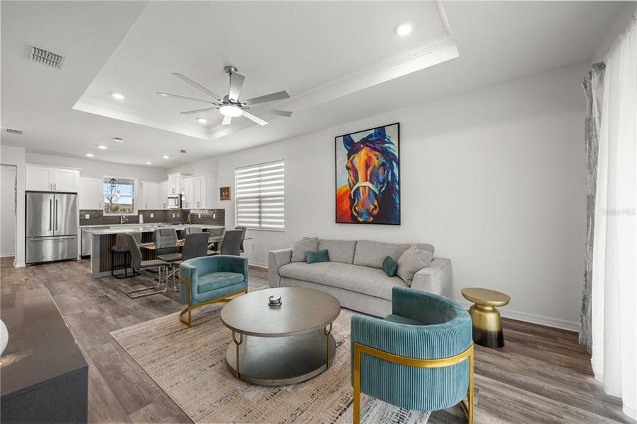 Furnished interior view inside a new home in , Ocala (Image 15).