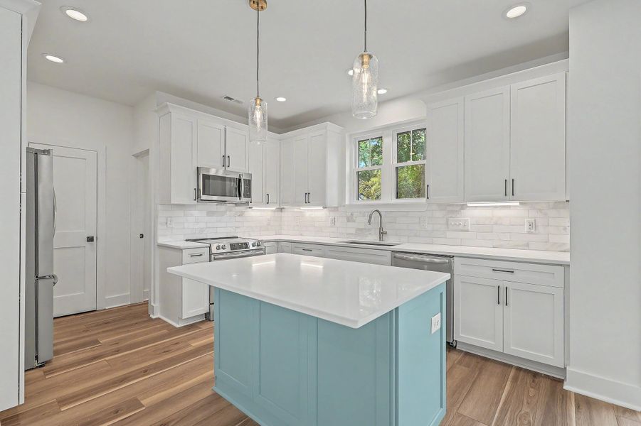 Furnished interior view inside a new home in , Charleston (Image 6).