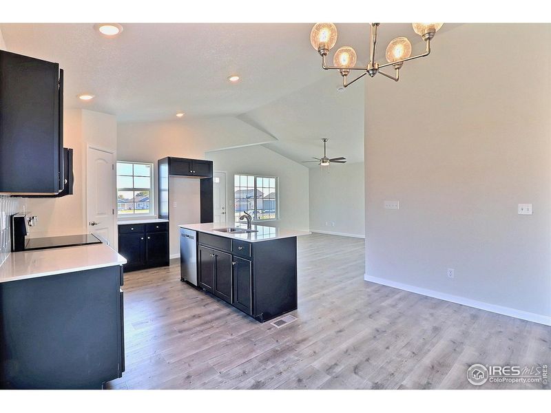 Furnished interior view inside a new home in , Evans (Image 10).