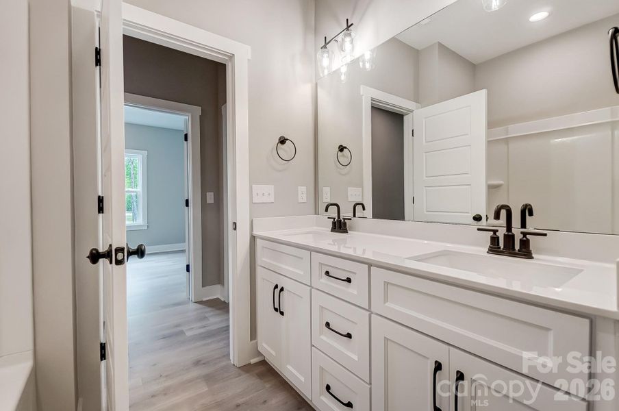 Furnished interior view inside a new home in , Clover (Image 8).