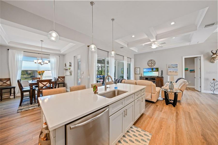 Furnished interior view inside a new home in , Punta Gorda (Image 14).