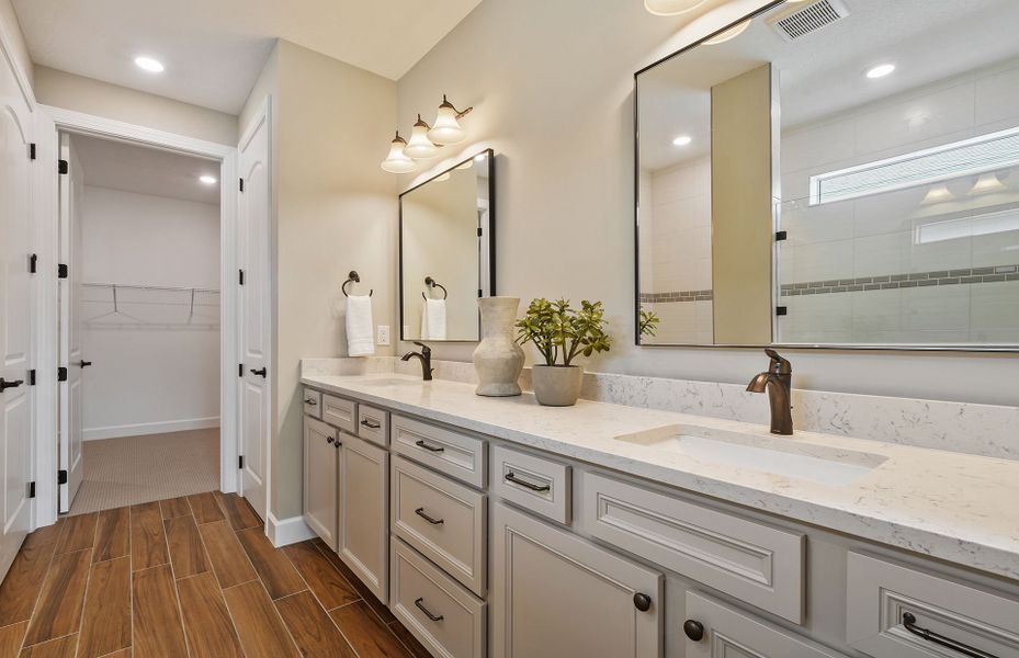 Representative furnished interior of a home built from the Palmary by DiVosta in Talon Preserve on Palmer Ranch, Nokomis (Image 27).