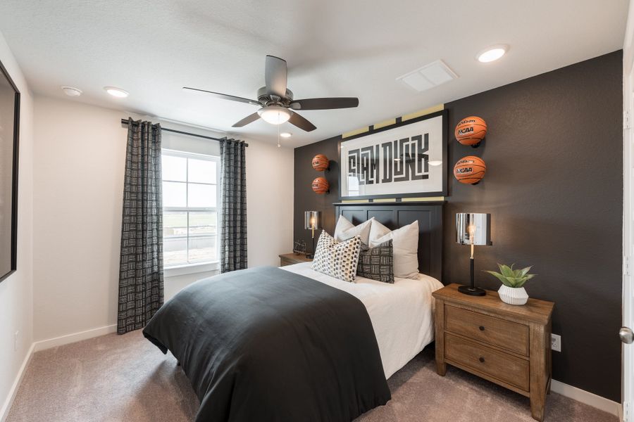 Furnished interior view inside a new home in Mason Woods, Cypress (Image 26).