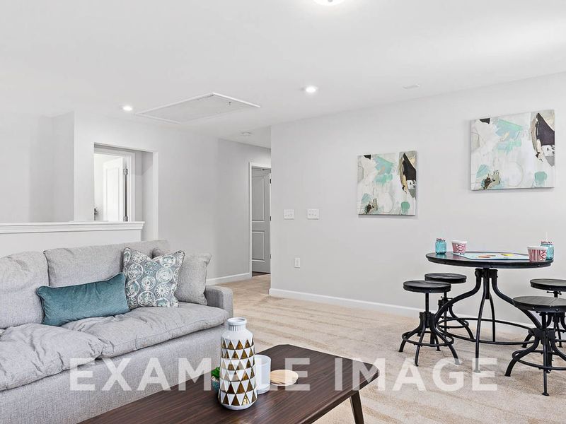 Representative furnished interior of a home built from the The Chestnut by Davidson Homes LLC in Retreat at North Main, Lillington (Image 17).