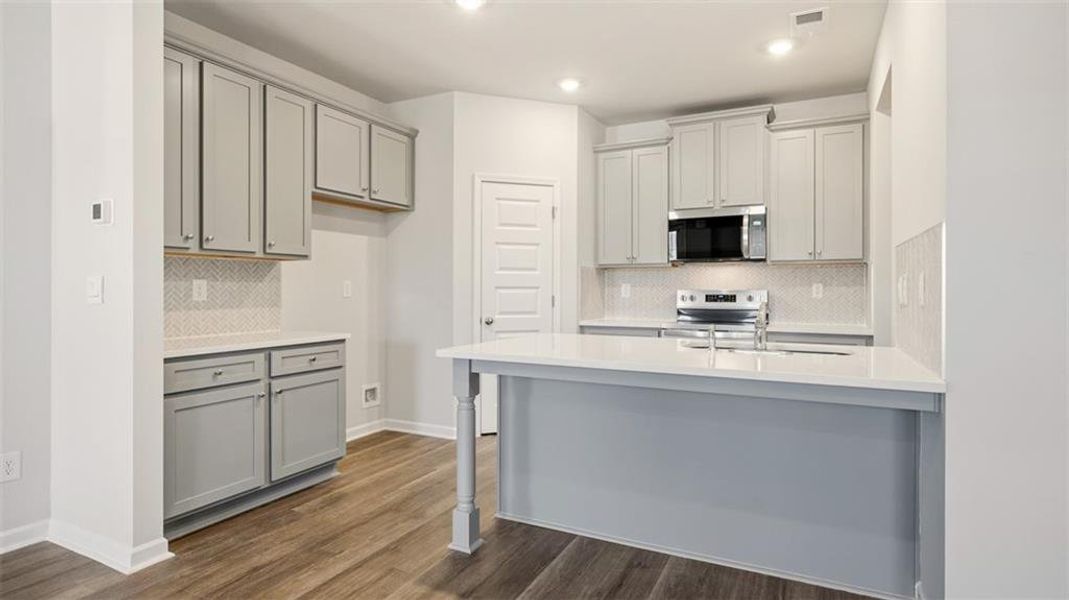 Furnished interior view inside a new home in Brookland Commons, Monroe (Image 8).