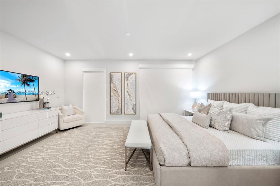 Furnished interior view inside a new home in , Miami (Image 9). Furnished interior view inside a new home in , Miami (Image 9).