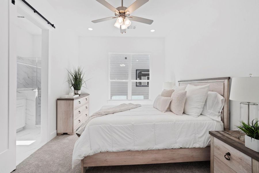 Primary bedroom - representation purposes only