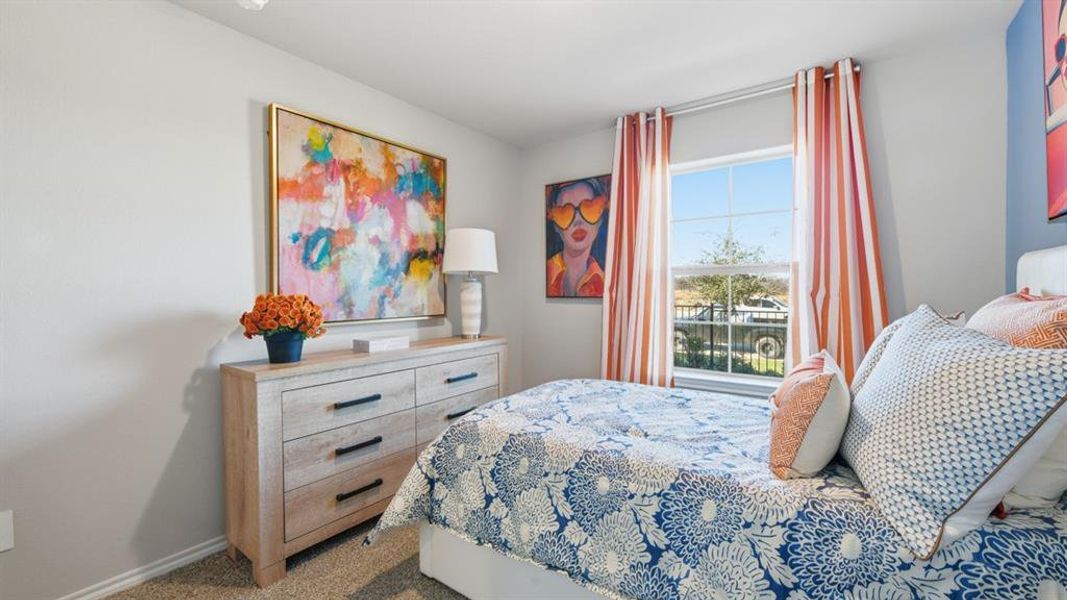 Furnished interior view inside a new home in Hickory Grove, Krum (Image 29).