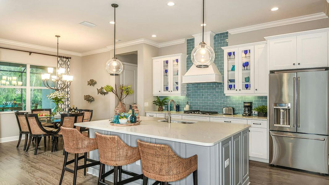 Furnished interior view inside a new home in Canoe Creek Real Estate and Homes for Sale in Parrish, FL - Neal Communities, Parrish (Image 12).
