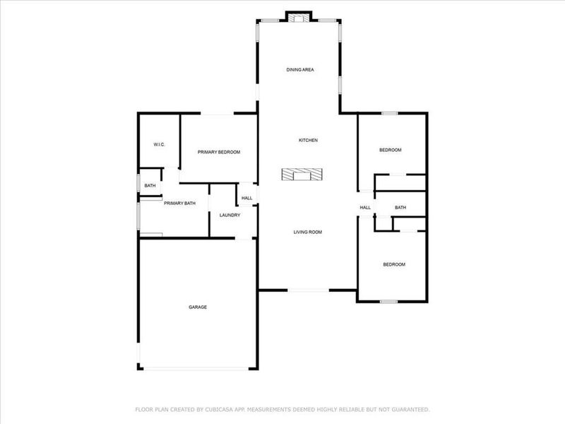 2D floor plan layout of this home in , Adairsville, GA (Image 5).