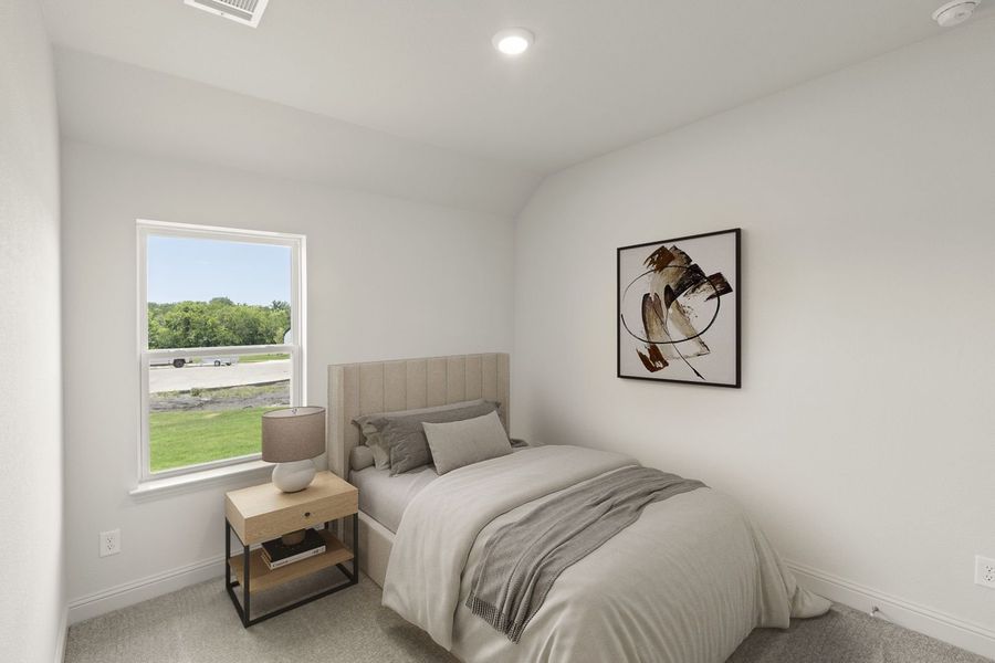 Furnished interior view inside a new home in Creekside, Royse City (Image 7).