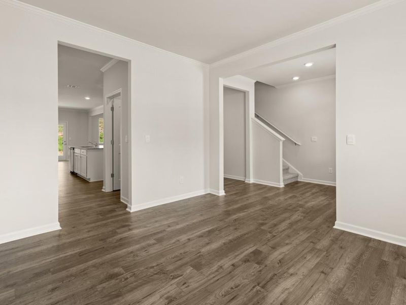 Spacious, unfurnished interior of a new home in Parkside at Carter Grove, Cartersville (Image 36).