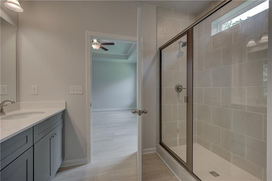 Furnished interior view inside a new home in Daybreak, Newnan (Image 6).