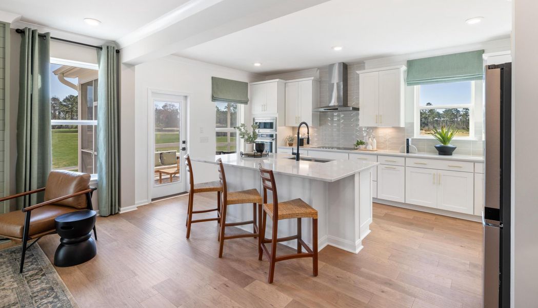 Furnished interior view inside a new home in The Oaks, Goose Creek (Image 15).