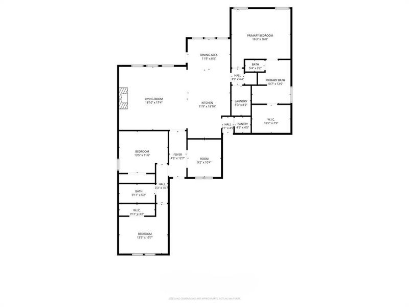 2D floor plan layout of this home in , Corsicana, TX (Image 4). 2D floor plan layout of this home in , Corsicana, TX (Image 4).