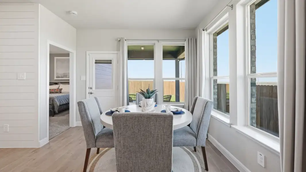 Furnished interior view inside a new home in Bluestem, Rhome (Image 15).