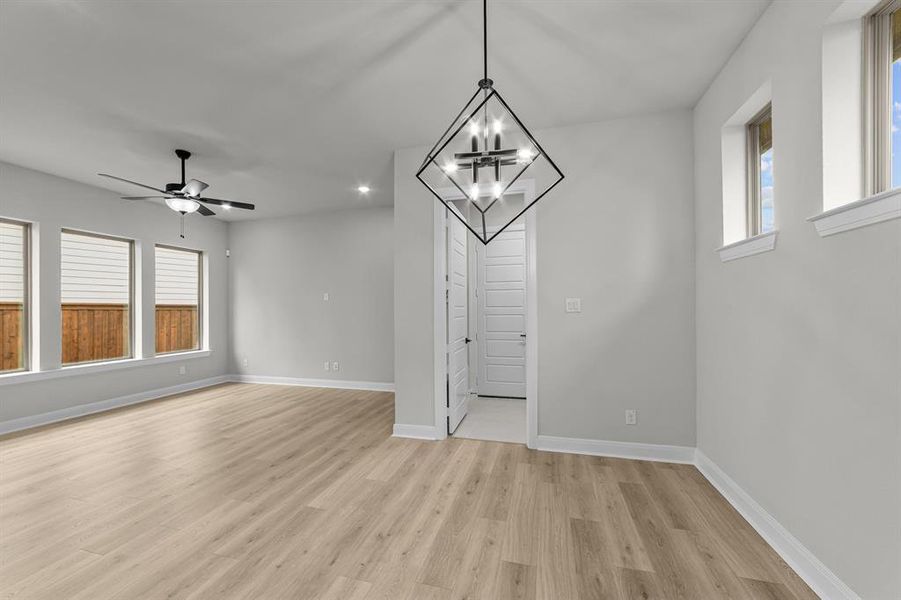 Spacious, unfurnished interior of a new home in Walsh Cottage, Fort Worth (Image 16). Spacious, unfurnished interior of a new home in Walsh Cottage, Fort Worth (Image 16).