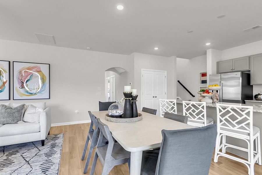 Furnished interior view inside a new home in , Summerville (Image 14).