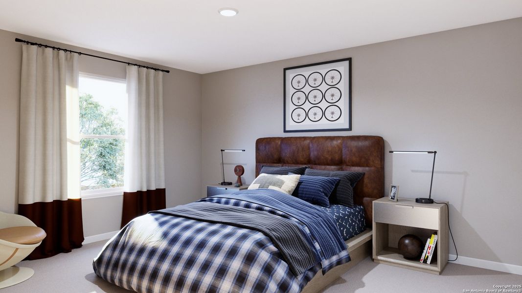 Furnished interior view inside a new home in Cinco Lakes, San Antonio (Image 23). Furnished interior view inside a new home in Cinco Lakes, San Antonio (Image 23).