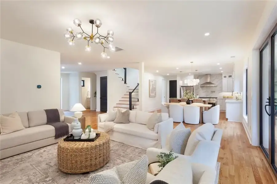 Furnished interior view inside a new home in , Marietta (Image 14).