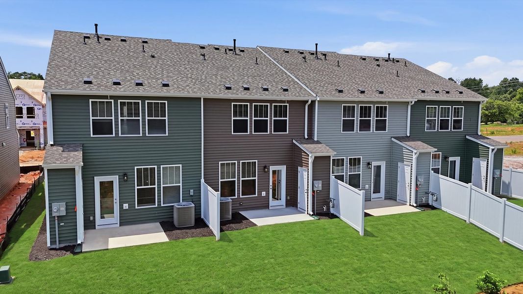 Superior exterior design with modern details and established charm