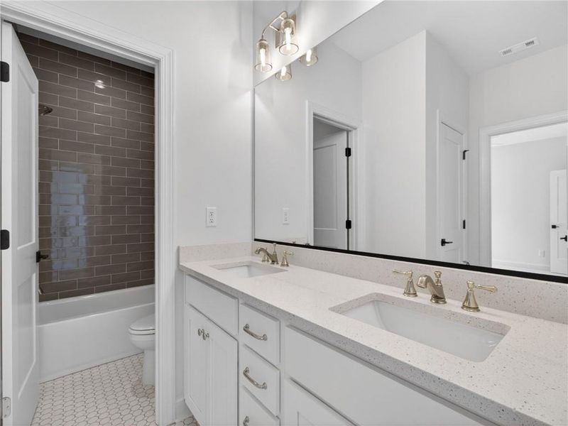 Furnished interior view inside a new home in , Suwanee (Image 10).