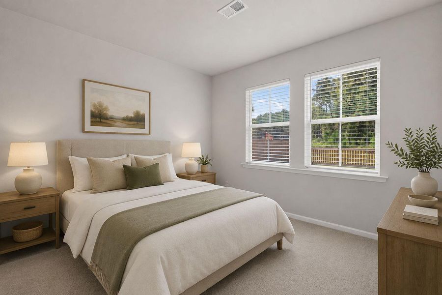 Furnished interior view inside a new home in Sweetgrass at Summers Corner, Summerville (Image 14).
