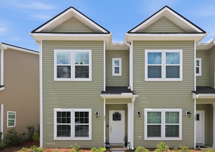 Front exterior of a new home in , Wando, SC, highlighting curb appeal (Image 21).