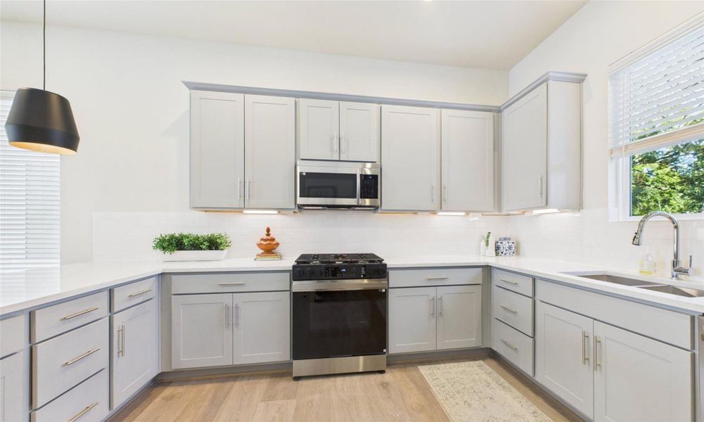 Discover the beautiful open concept style 2nd floor kitchen