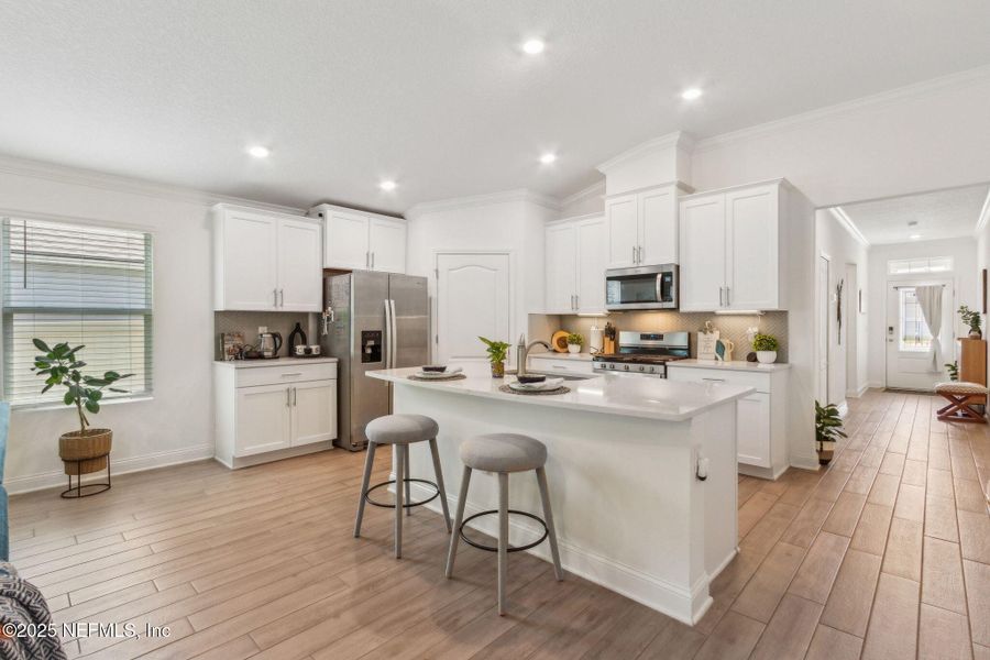 Furnished interior view inside a new home in Dorado at Entrada, St. Augustine (Image 35).