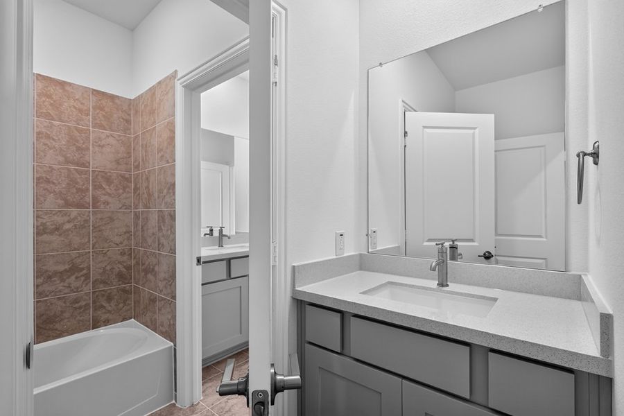 Furnished interior view inside a new home in The Ridge at Northlake, Northlake (Image 8).