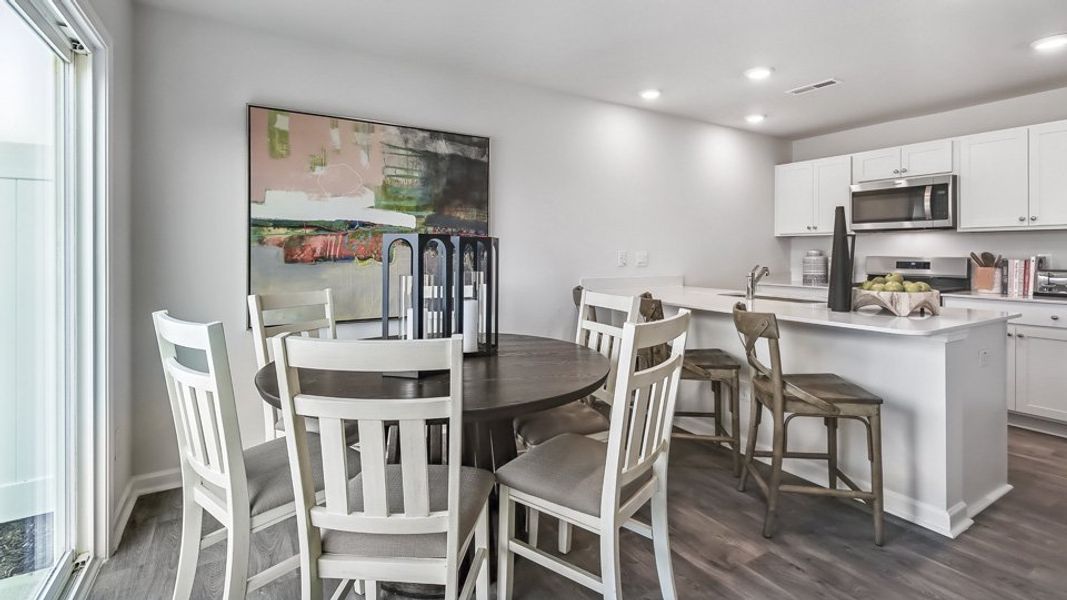 Representative furnished interior of a home built from the ALTAMONT by D.R. Horton in The Townes at Honeycutt Oaks, Angier (Image 14).