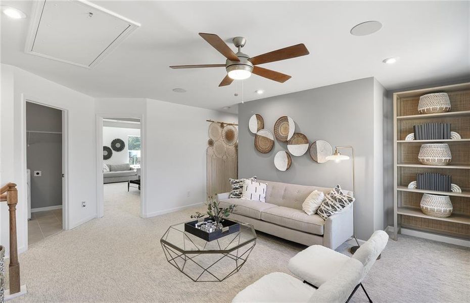 Furnished interior view inside a new home in Berkeley Mill, Cumming (Image 7).