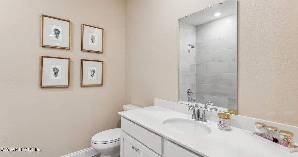 Furnished interior view inside a new home in Silver Meadows at SilverLeaf: Silver Meadows 50s, St. Augustine (Image 14).