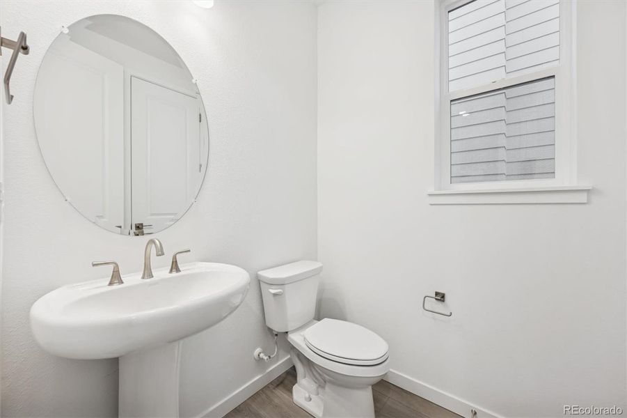 Furnished interior view inside a new home in Crossway at Second Creek, Commerce City (Image 10).