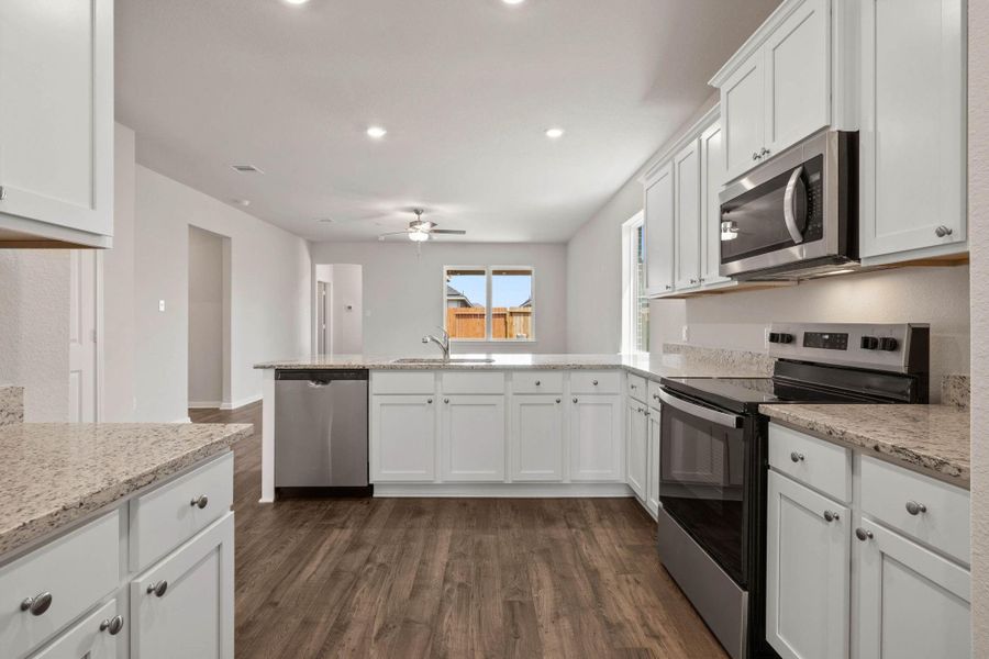 Furnished interior view inside a new home in Vacek Country Meadows, Richmond (Image 8).