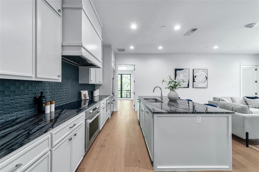 Furnished interior view inside a new home in , Dallas (Image 10).