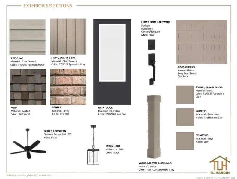Exterior Selections