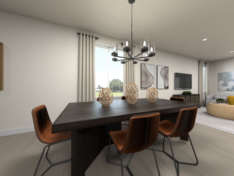 Furnished interior view inside a new home in Summerstone II, Marana (Image 3).