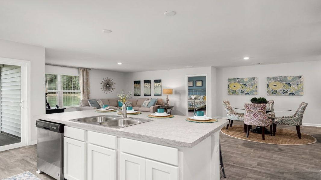 Representative furnished interior of a home built from the KERRY by D.R. Horton in The Meadows at Wildwood Village, Shallotte (Image 12). Representative furnished interior of a home built from the KERRY by D.R. Horton in The Meadows at Wildwood Village, Shallotte (Image 12).