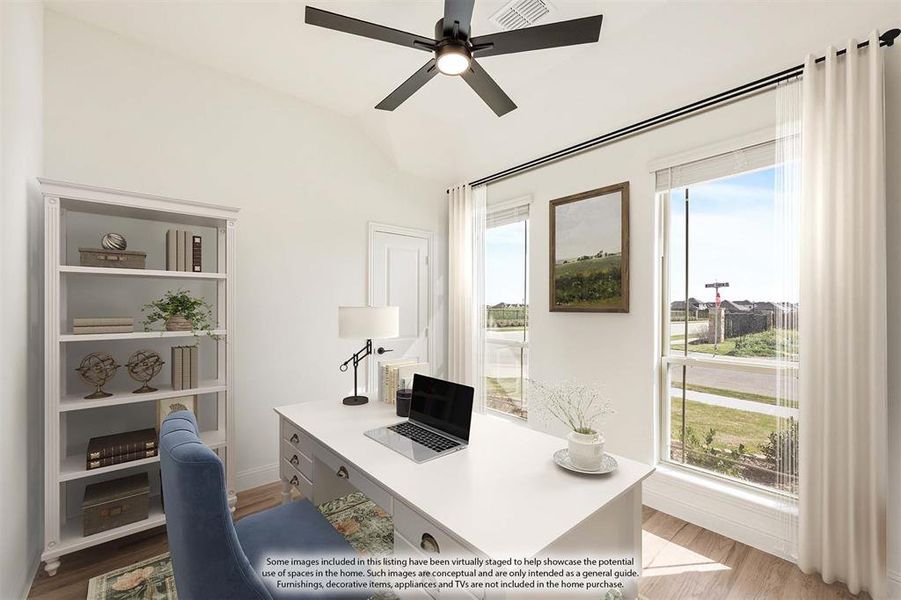 Furnished interior view inside a new home in Timberbrook, Justin (Image 6).