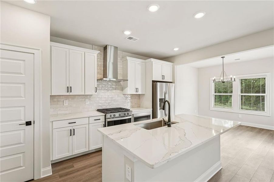 Furnished interior view inside a new home in Hemingway - Reserve Series, Cumming (Image 8).