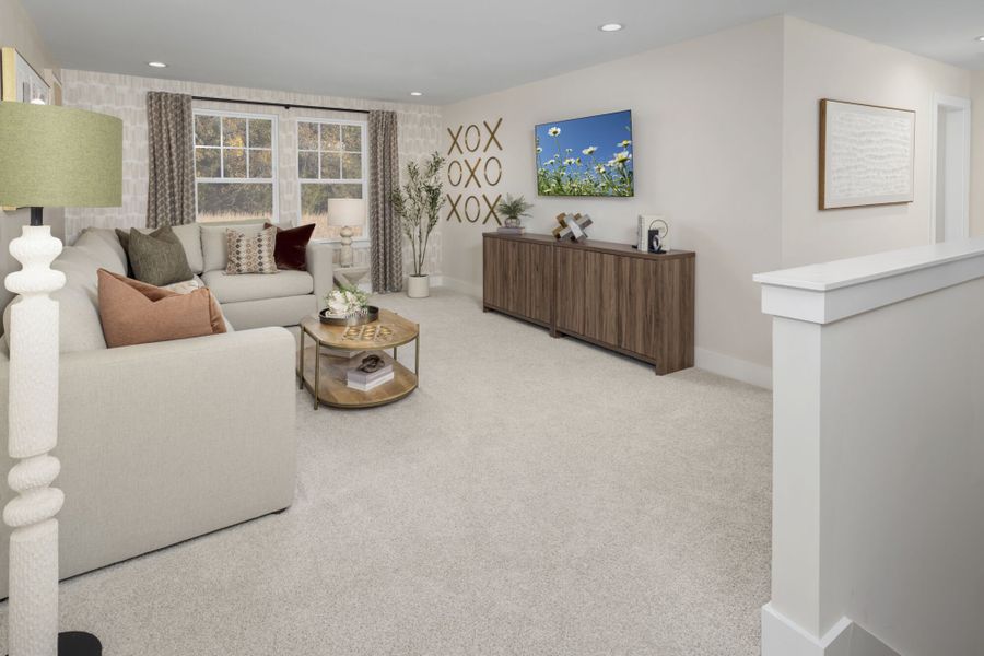 Representative furnished interior of a home built from the Clearwater by Mattamy Homes in Seagrass Landing, Lillington (Image 9).
